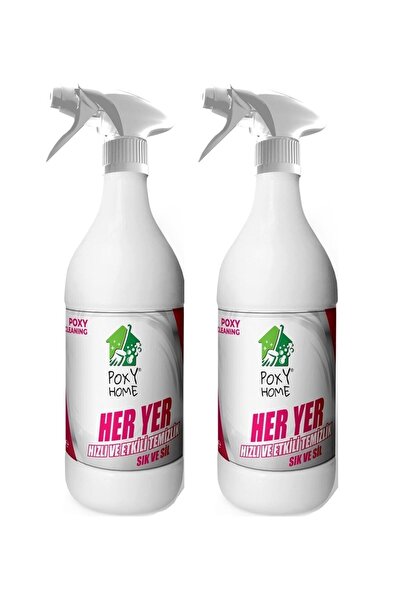 Poxy Home Her Yer 1 Lt x 2 Adet Tüm Alanlarda Durulama Gerektirmez.