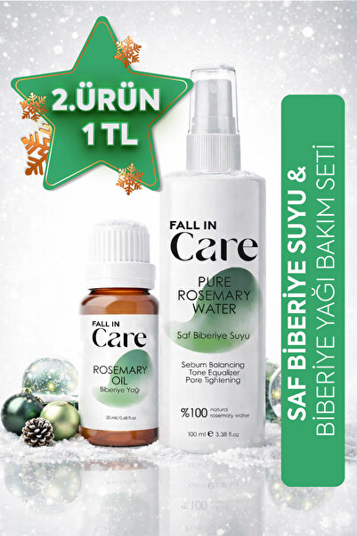 FALL IN CARE Saf Biberiye Suyu (100ml) & Biberiye Yağı (20ml) Dökülme Karşıtı...