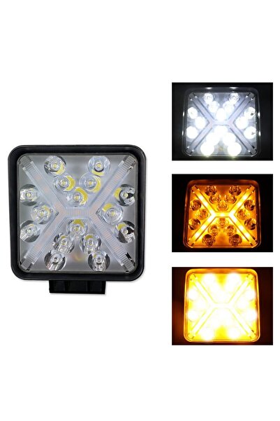 Genel Markalar Space Çalışma lambası çakar sinyalli 12-32v 10,8 x12cm adet / ...