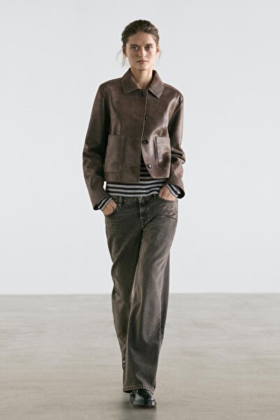 Massimo Dutti Süet deri ceket