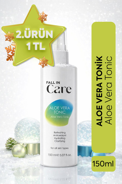 FALL IN CARE Aloe Vera Tonik, Gözenek Sıkılaştırıcı, Arındırıcı ve Aydınlatıc...