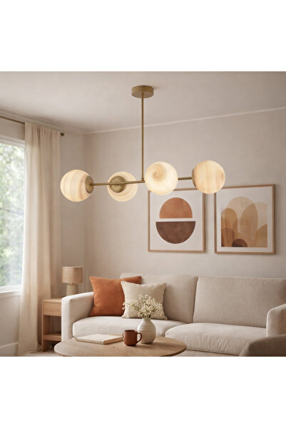 Apliqa Lustra HubRom, ERDA 4111-04-FR 74x56 cm 4xE14-60W Antiq