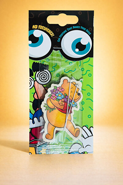 odaburada Winnie The Pooh Tasarımlı Dekoratif Oto Kokusu Ve Aksesuarı