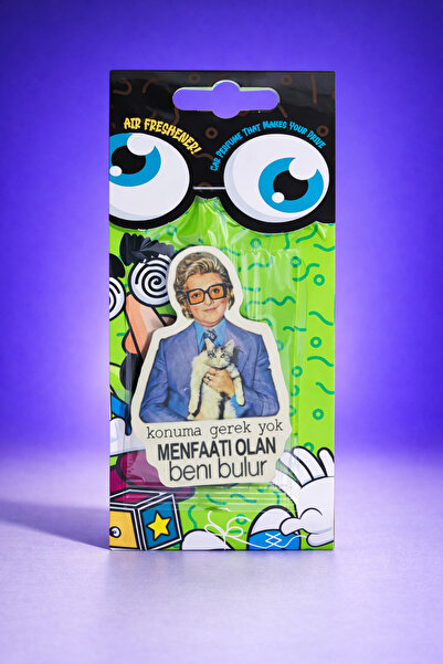 odaburada Zeki Müren Konuma Gerek Yok Komik Tasarımlı Dekoratif Oto Araç Koku...