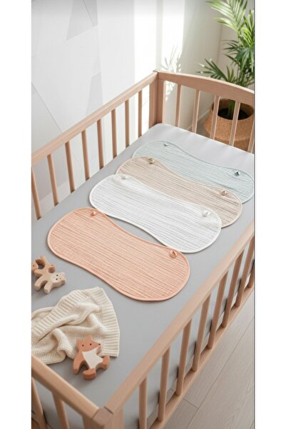 O&G Collection 4 قطع من قماش الموسلين الناعم 100% قطن 4 طبقات بألوان ناعمة لل...