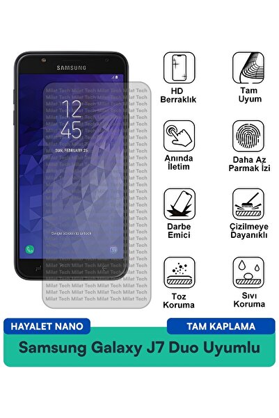 Milat Tech واقي شاشة سامسونج جالاكسي J7 دوو جوست نانو مقاوم للخدوش والصدمات