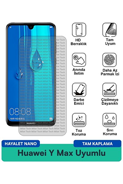 Milat Tech طبقة حماية للشاشة من هواوي واي ماكس هايلنت نانو مقاومة للخدوش والص...