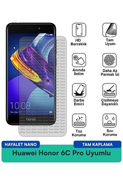 Milat Tech طبقة حماية للشاشة من هواوي هونور 6C برو هايلايت نانو هيكل مقاوم لل...
