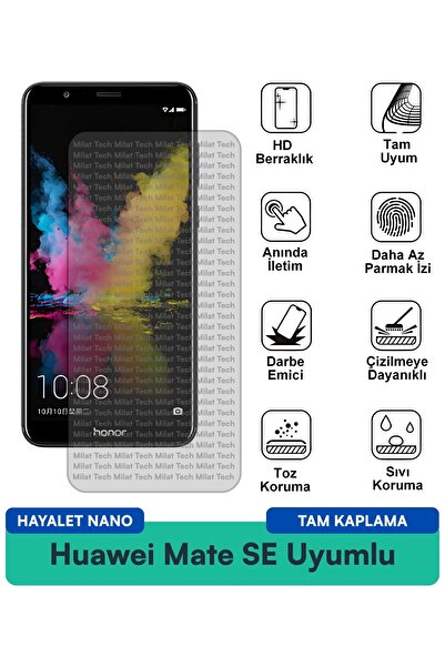 Milat Tech واقي شاشة هواوي ميت إس إي هايلايت نانو مضاد للخدش وحامي للخصوصية