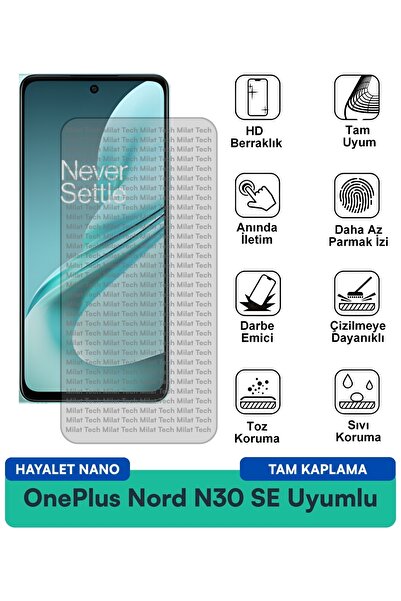 Milat Tech طبقة حماية للشاشة من OnePlus Nord N30 SE Hayalet Nano توفر الخصوصي...