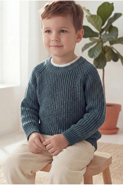 Babily Baby Kids Stitch-Free Premium Knitwear Sweater Flexible Unisex Soft Thick