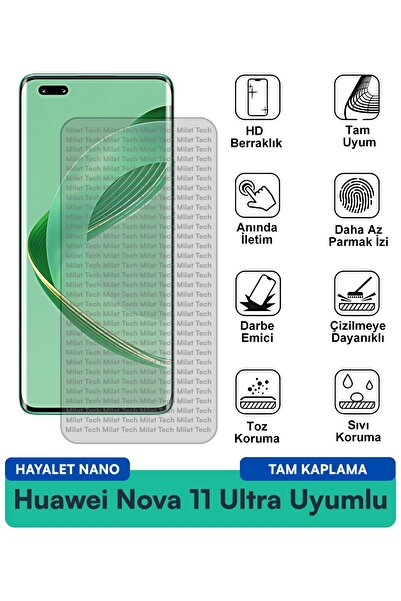 Milat Tech فيلم حماية الشاشة هواوي نوفا 11 ألترا هايلايت نانو يوفر حماية للخص...