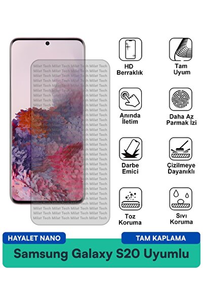 Milat Tech واقي شاشة سامسونج جالاكسي S20 جوست نانو مقاوم للخدوش والصدمات