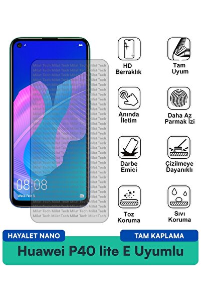 Milat Tech واقي شاشة هواوي P40 لايت إي جوست نانو مقاوم للخدوش والصدمات