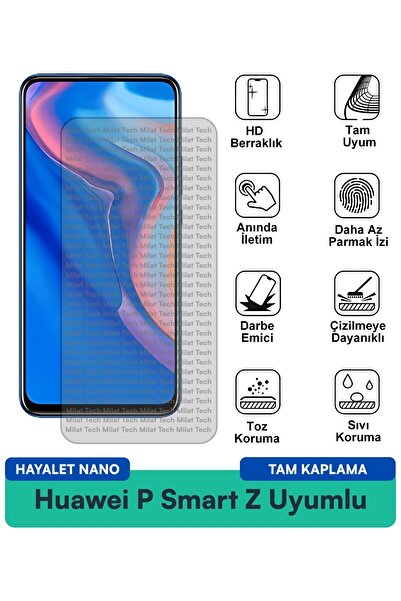 Milat Tech فيلم حماية الشاشة هواوي بي سمارت زد هايلايت نانو مقاوم للخدوش والص...