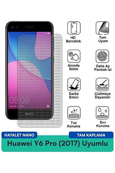 Milat Tech فيلم حماية الشاشة هواوي Y6 برو (2017) هايلايت نانو مقاوم للخدوش وا...
