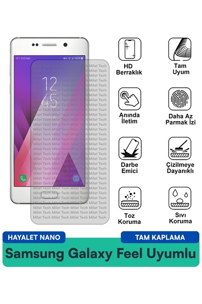 Milat Tech طبقة حماية للشاشة من سامسونج جالاكسي فيل هايلايت نانو مقاومة للخدو...