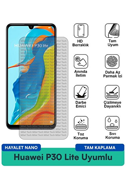 Milat Tech فيلم حماية الشاشة هواوي P30 لايت هايلايت نانو مقاوم للخدوش والصدمات