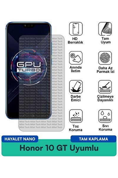 Milat Tech فيلم حماية الشاشة Honor 10 GT Hayalet Nano يوفر حماية طويلة الأمد ...