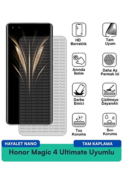 Milat Tech Honor Magic 4 Ultimate Ghost Nano طبقة حماية للشاشة لحماية الخصوصية