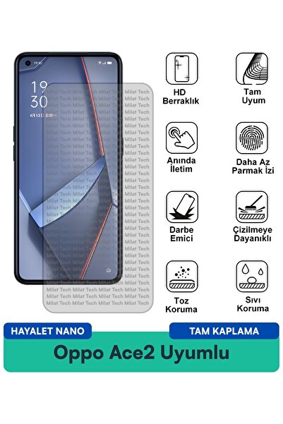 Milat Tech طبقة حماية للشاشة من أوبو Ace2 هايلايت نانو مقاومة للخدوش والصدمات