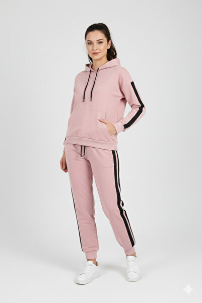 AY GİYİM Hooded Double Girl Sports Suit