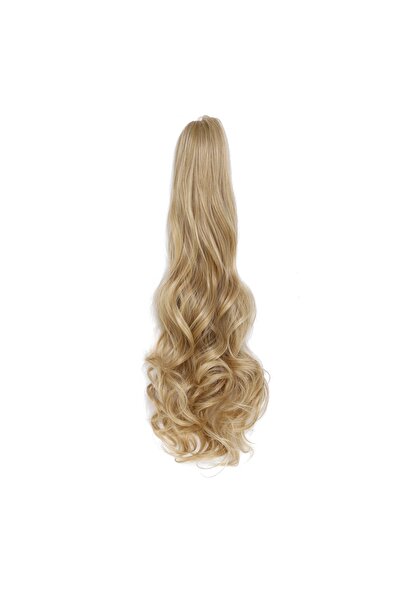 animis beauty Extensie de par Coada par Blond Nisipiu, ondulata, tip cleste, ...