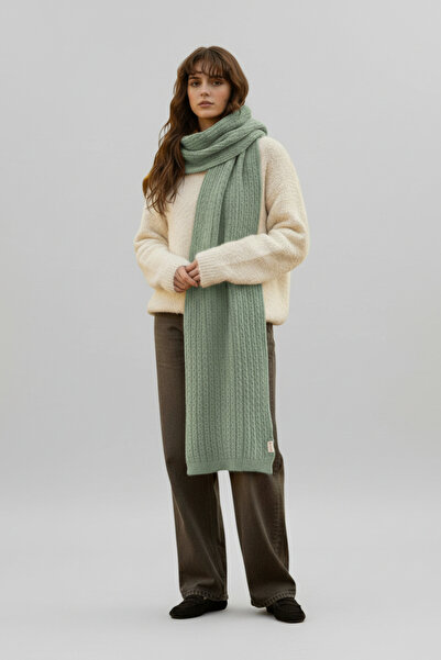 VARM Soft Yumuşak Dokulu Uzun Geniş Triko Atkı