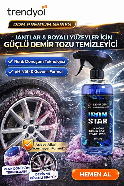 DDM Ironstar Demir Tozu Temizleyici 500 ml