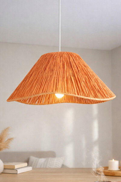 Bubihome Ariana Dekoratif Aydınlatma , Rustik İskandinav Avize Kiremit