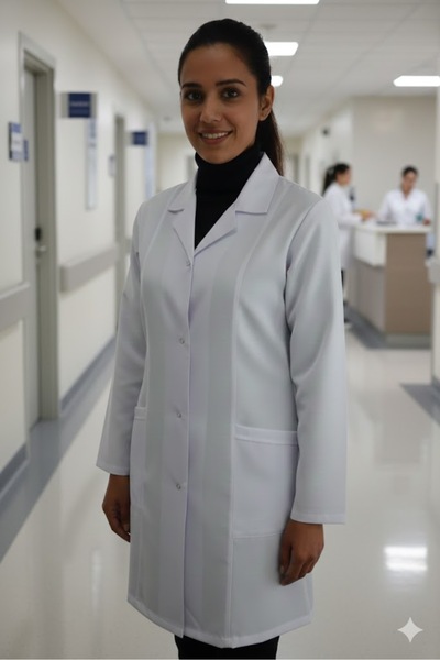 elma abone Sorț pentru femei Doctor Nurse White Alpaca