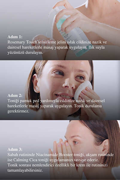 Clara Hygienics Yağlanma Ve Leke Karşıtı Sıkılaştırıcı Arındırıcı Nemlendirici Cilt Bakım Seti