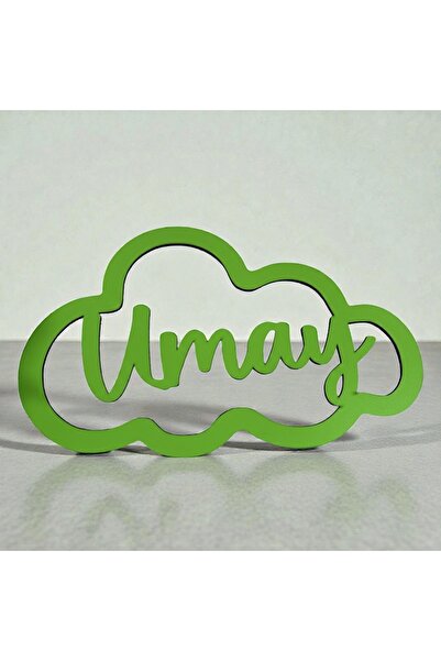 Pelince Kişiye Özel İsimli Bulut Makrome Kasnağı | Bebek Odası Kapı Süsü İsim...