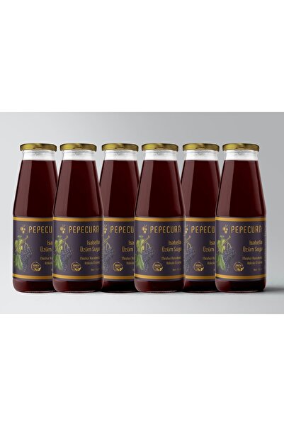 Pepeçura Isabella Kokulu Üzüm Suyu 1lt 6 Lı Paket