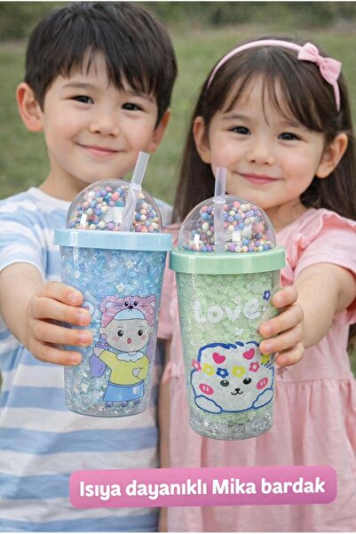 Muba Consept RENKLİ IŞIKLI MİKA PİPETLİ SULUK MATARA RENKLER STOK DURUMUNA GÖRE