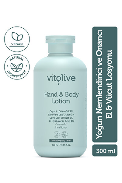 Vitolive El ve Vücut Losyonu 300ml – Yoğun Nemlendirici Bariyer Destekleyici ...