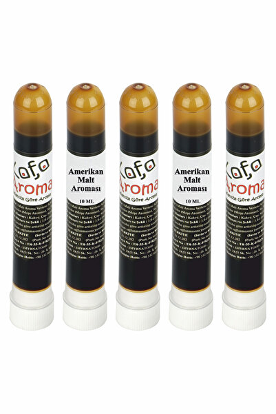 Kafa Aroma Amerikan Malt Aroması 10 ml x 5 Adet