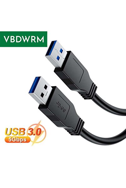 Choice 0.45 متر 5 قطع كابل USB 3.0 قصير من النوع A USB 3.0 ذكر إلى ذكر لمروحة...