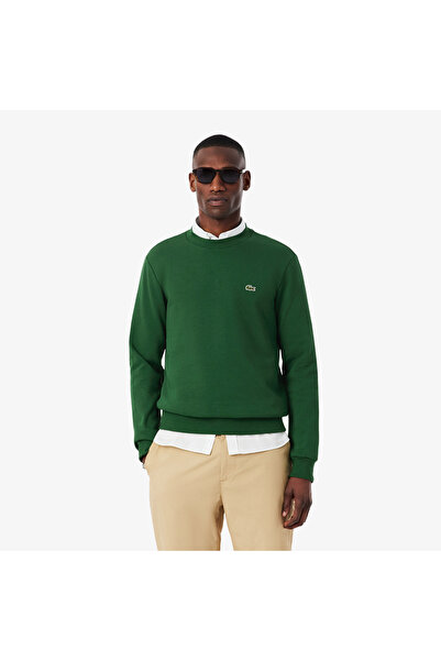 Lacoste سويت شيرت من الصوف بياقة دائرية - SH9608-00-132