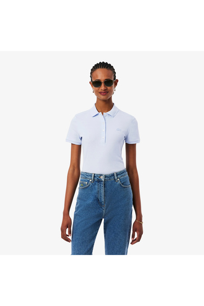 Lacoste قميص بولو L.12.D قصة ضيقة من قماش البيكيه الصغير - PF5462-00-J2G