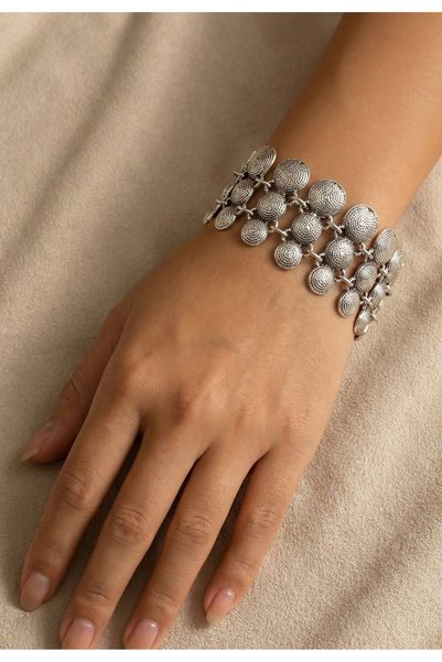 ARBABAG&ACCESSORY ZAMAK METAL ( 0 NİKEL ) 925 GÜMÜŞ KAPLAMA VİNTAGE TARZ BİLE...