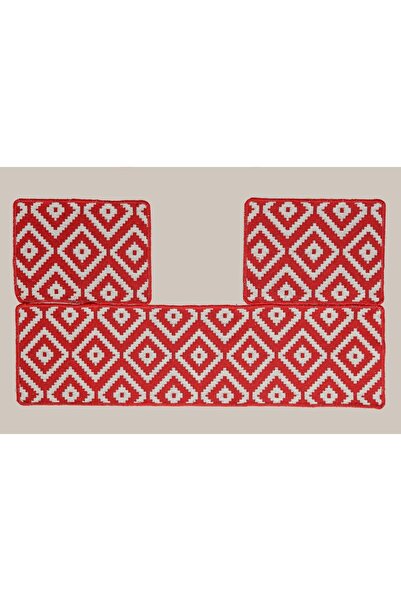 OBAM غطاء مقعد السيارة، وسادة (مزدوجة الجوانب) طقم سيارة قابل للغسل (أحمر-أبي...