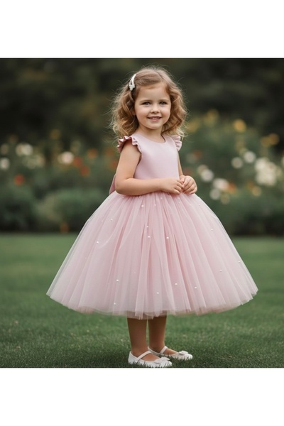 Asel Kids ROCHIE DE SEARA DE DESIGN FATA CU PERLE