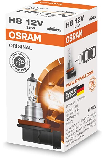 Osram مصباح بديل للسيارات، H8 12 فولت 35 واط، مصباح هالوجين 64212 - عبوة واحدة