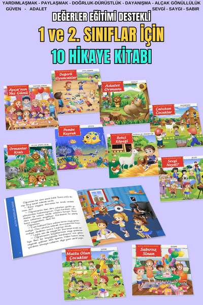 Tandem Yayınları Altın Değerler Dizisi (10 Book Sets)