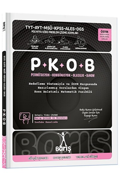 Barış Yayınları Permütasyon Kombinasyon Olasılık Binom Matematik Fasikülleri