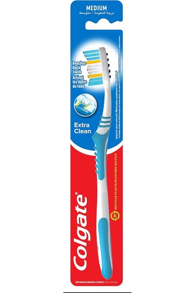 Colgate كولجيت فرشاة أسنان بشعيرات متوسطة النعومة