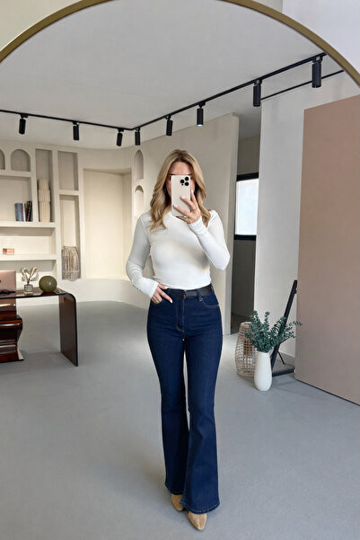 ByCukurovaFrango Премиум серия испански дънки в тъмно син цвят