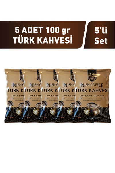 Nish Coffee Nish Türk Kahvesi 5 X 100 gr
