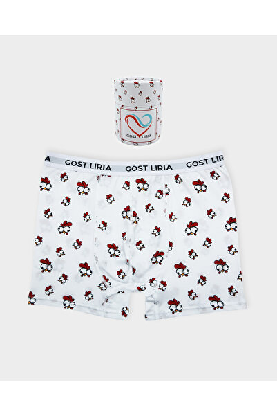 GOST LİRİA - Chicken Desenli Erkek Boxer
